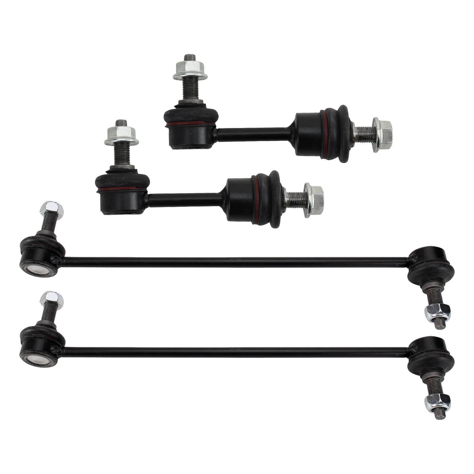 Trq Front & Rear Sway Bar Stabilizer Link Set Compatible With 2019-2021 Hyundai Santa Fe 2016-2019 Kia Sorento