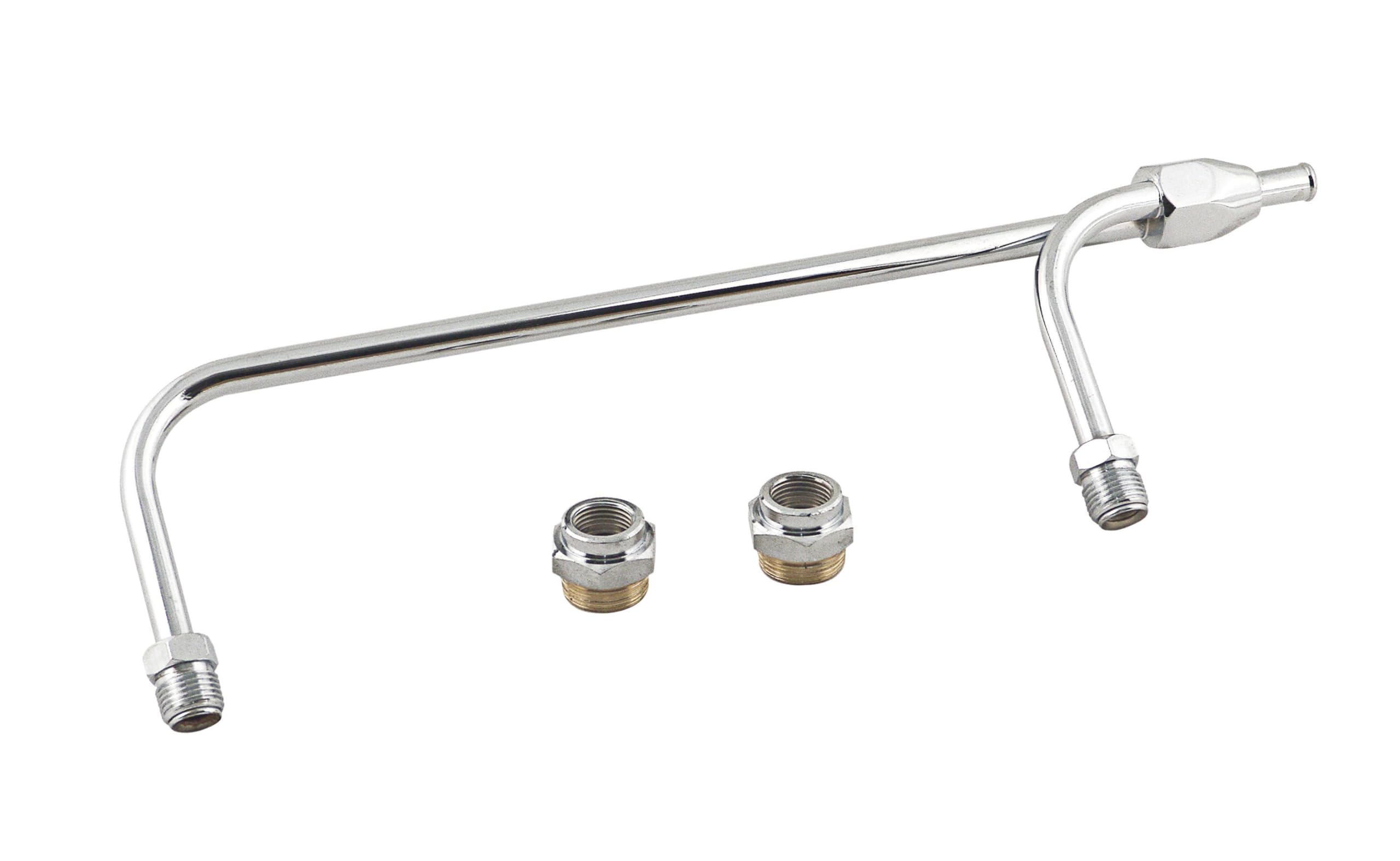 Mr. Gasket 1552 Chrome Gas Line Kit For Holley 4-Barrel Carburetor