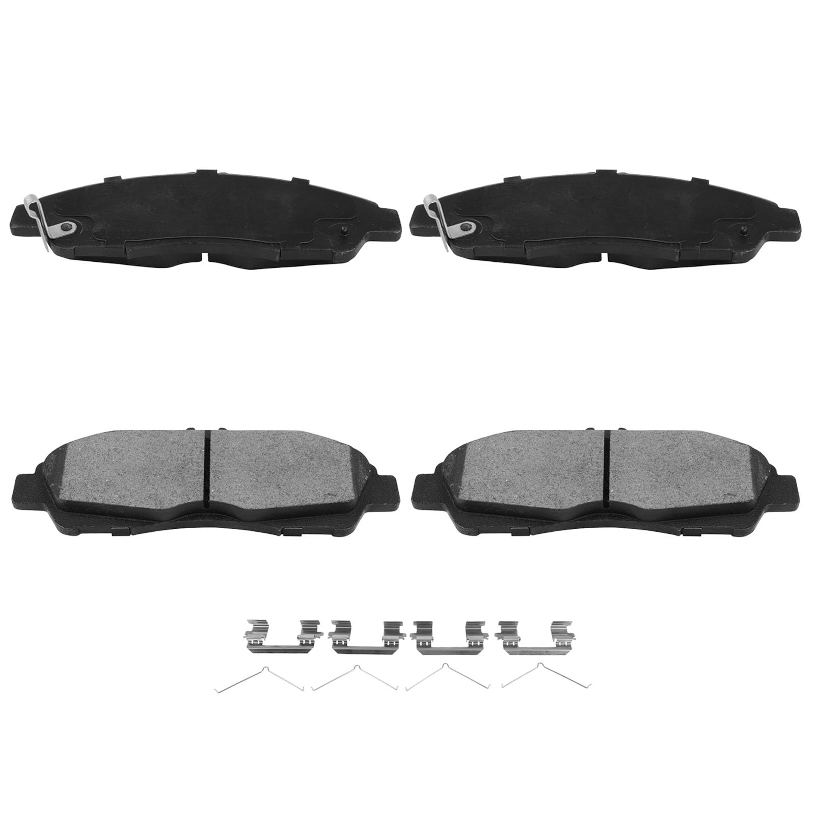 Automuto 4Pcs Front Ceramic Disc Brake Pads Set D1896 For Buick Enclave 18-20,For Cadillac Xt5 17-20,For Cadillac Xt6 20,For Che