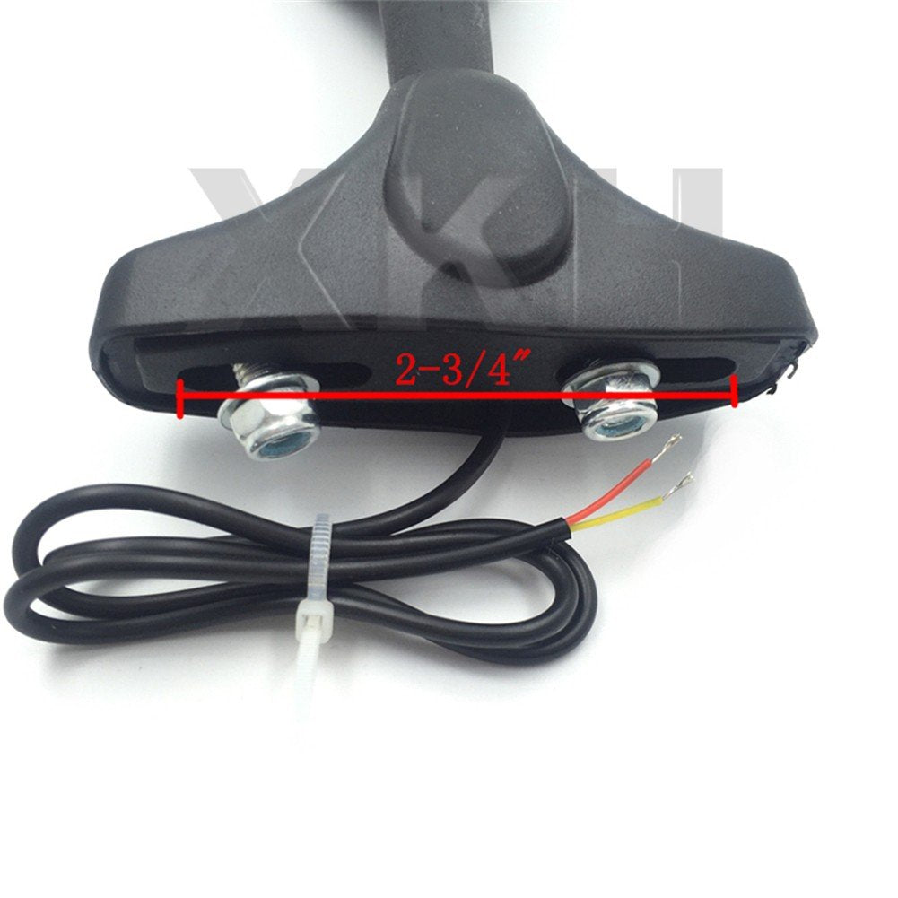 XKH Carbon Fiber Turn Signal Mirrors for Suzuki GSXR 600/750/1000/Hayabusa, Smoke Lens, Adult Size, Glass Material