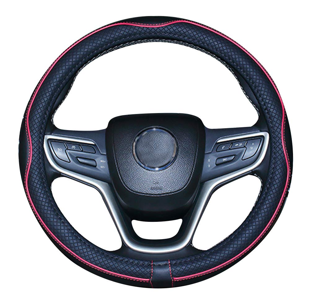 Mayco Bell Large Size Steering Wheel Cover Anti-Slip,Safety,Soft,Breathable,Durable,Full Surround,Comfortable Grip Microfiber Le