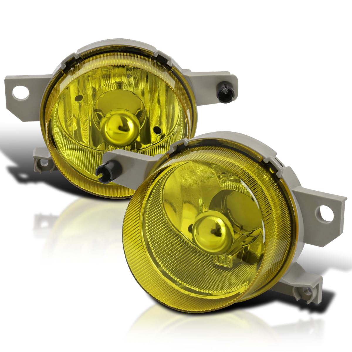 SpecD Tuning Amber Fog Lights Yellow Front Bumper Driving Lamps Compatible with Honda Civic Del Sol 19931997 L+R Pair Assembly