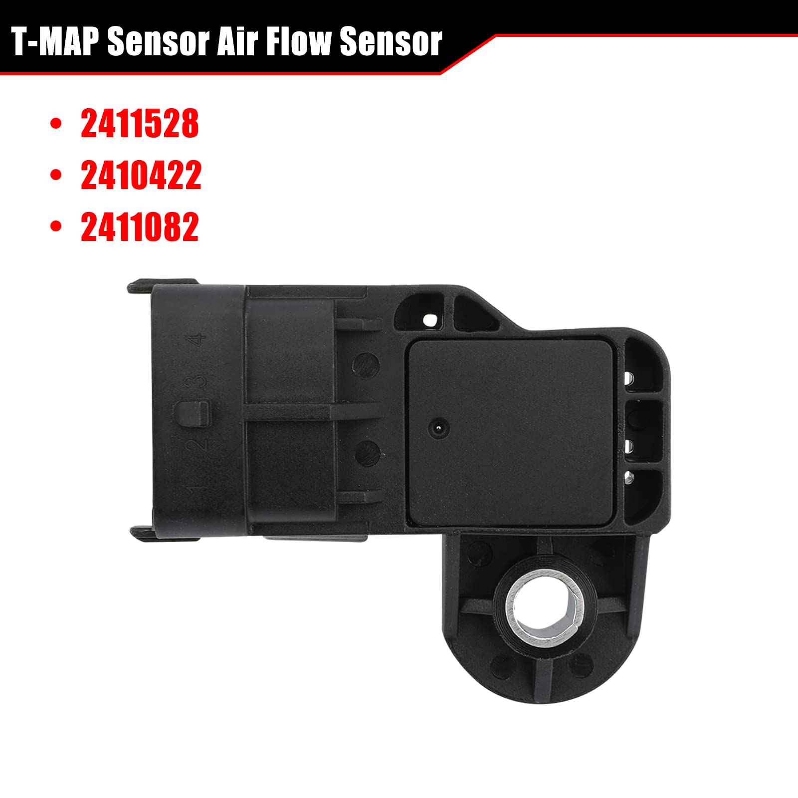 MINSTAR T-Map Sensor 2411528 Fits For 2004-2016 Polaris Series 700 800 900 (all models),2014+ 570,General 1000,Ranger 1000,ACE 5