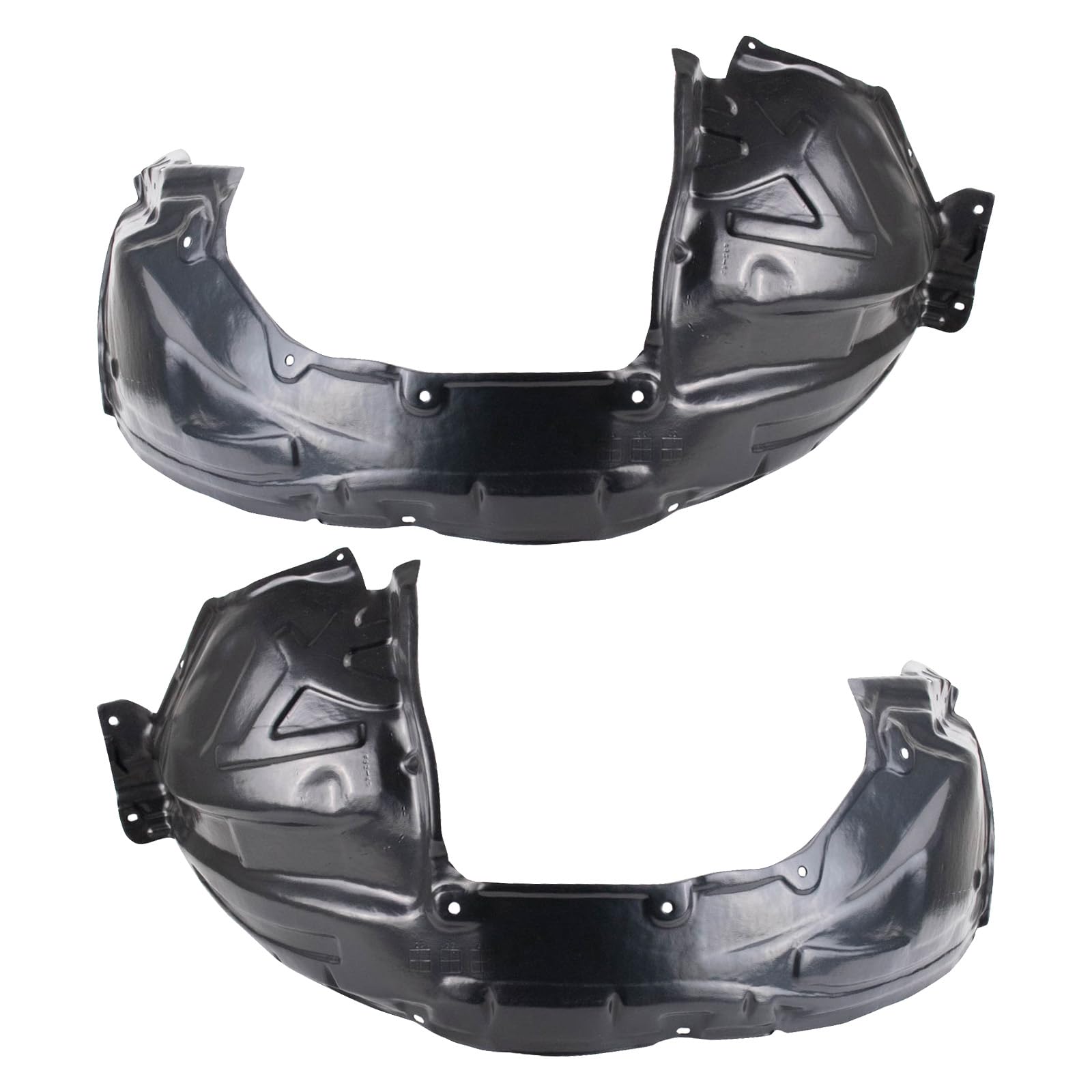 Trq Inner Fender Liner Set Compatible With 2011-2014 Nissan Murano Ni1248126 Ni1249126