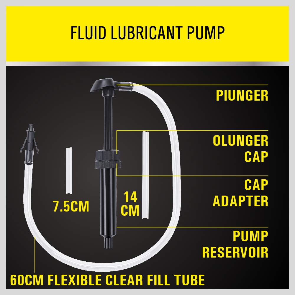 Sedy Lubricant Fluid Transfer Pump, Transmission Fluid Pump, Gear Oil Pump For Gallon Bottles And Quart Bottles, Differential Fl