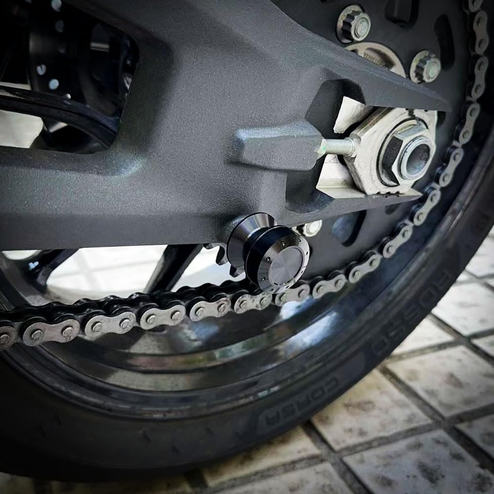 REARACE M8 Swing Arm Spools Sliders Compatible with ZX-6R/10R/25R,Ninja 400R,GSX-R 600/750/1000,SV650/S,GSX1300R,GSX-S 1000, Uni