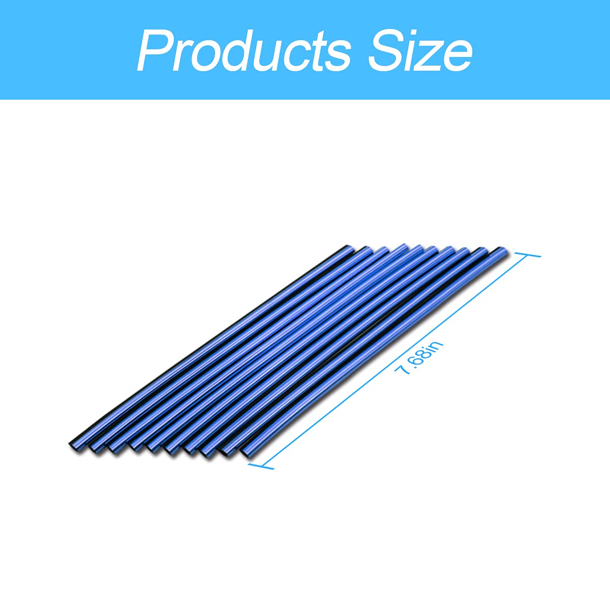Car Air Conditioner Decoration Strip For Vent Outlet, 20 Pieces Universal Waterproof Bendable Air Vent Outlet Trim Decoration, Suitable For Most Air Vent Outlet, Car Interior Accessories (Blue)