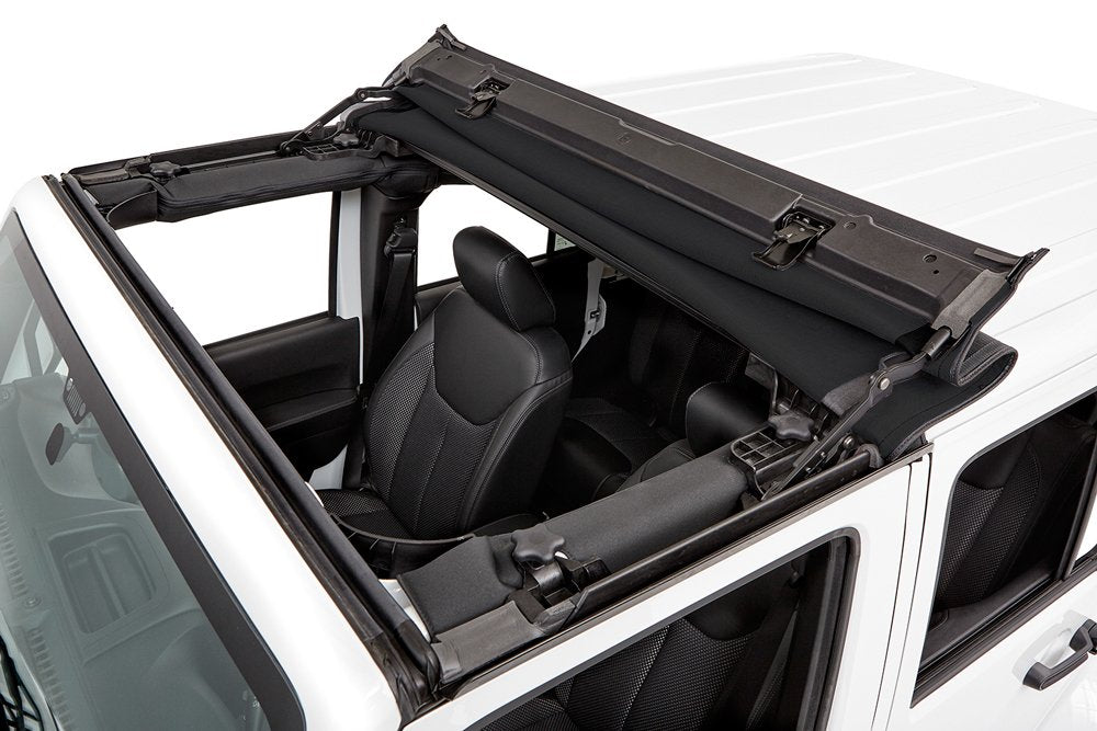 Bestop 52453-17 Black Twill Sunrider For Hardtop For 2007-2018 2-Door And Unlimited