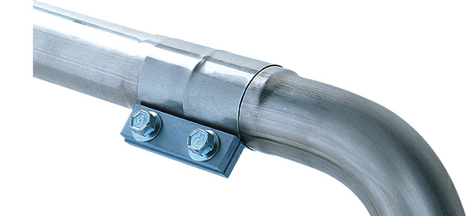 Borla 18006 Accessory 3 T-304 Stainless Steel Dynaflex Tru-Seal Band Exhaust Clamp (Flat Style).