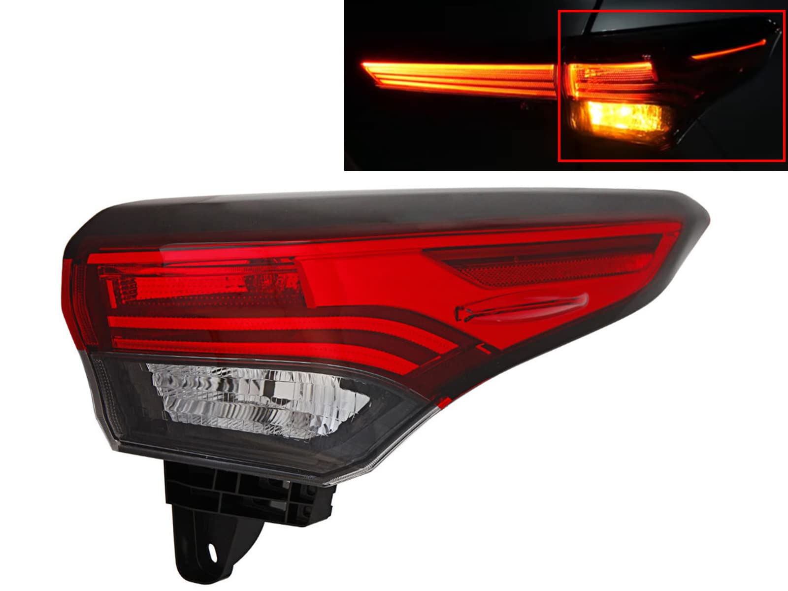 Auto Parts Avenue APA Replacement Outer LED Tail Light Rear Lamp for 2020 2021 Highlander Mount on Body Passenger Right RH Side 