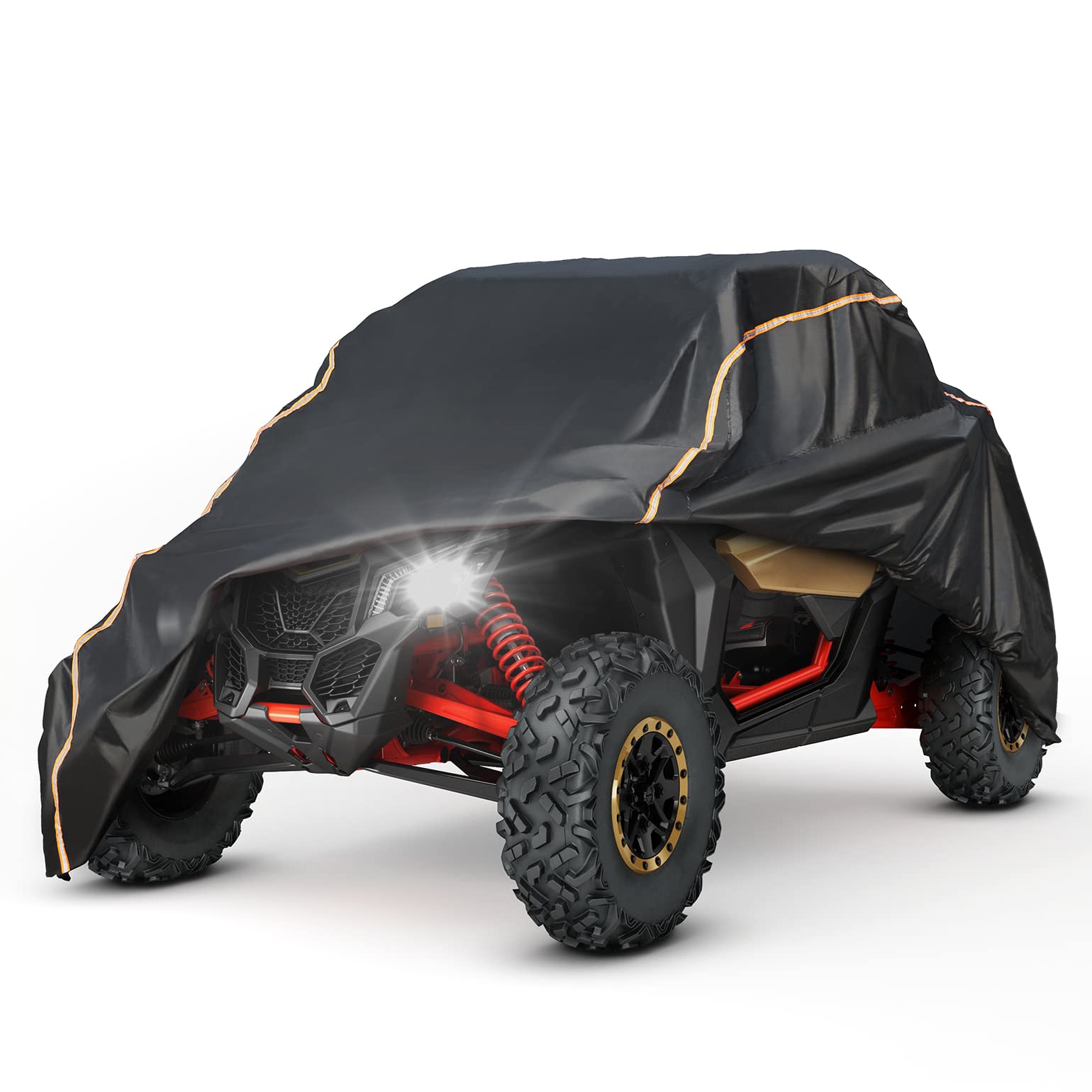 Kemimoto X3 Cover 2 Seater, Waterproof Oxford Cloth Long Lasting Keep Clean Cab Enclosure Utv Cover, 134''  73''  60'' Medium, C