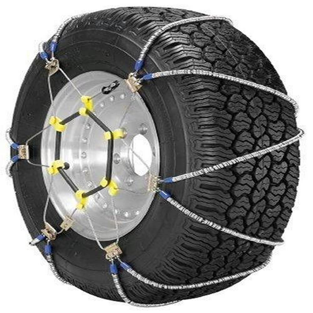 SCC Super Z LT Light Truck & SUV Tire Traction Chain - Set of 2, Model ZT741, Durable Plastic Construction