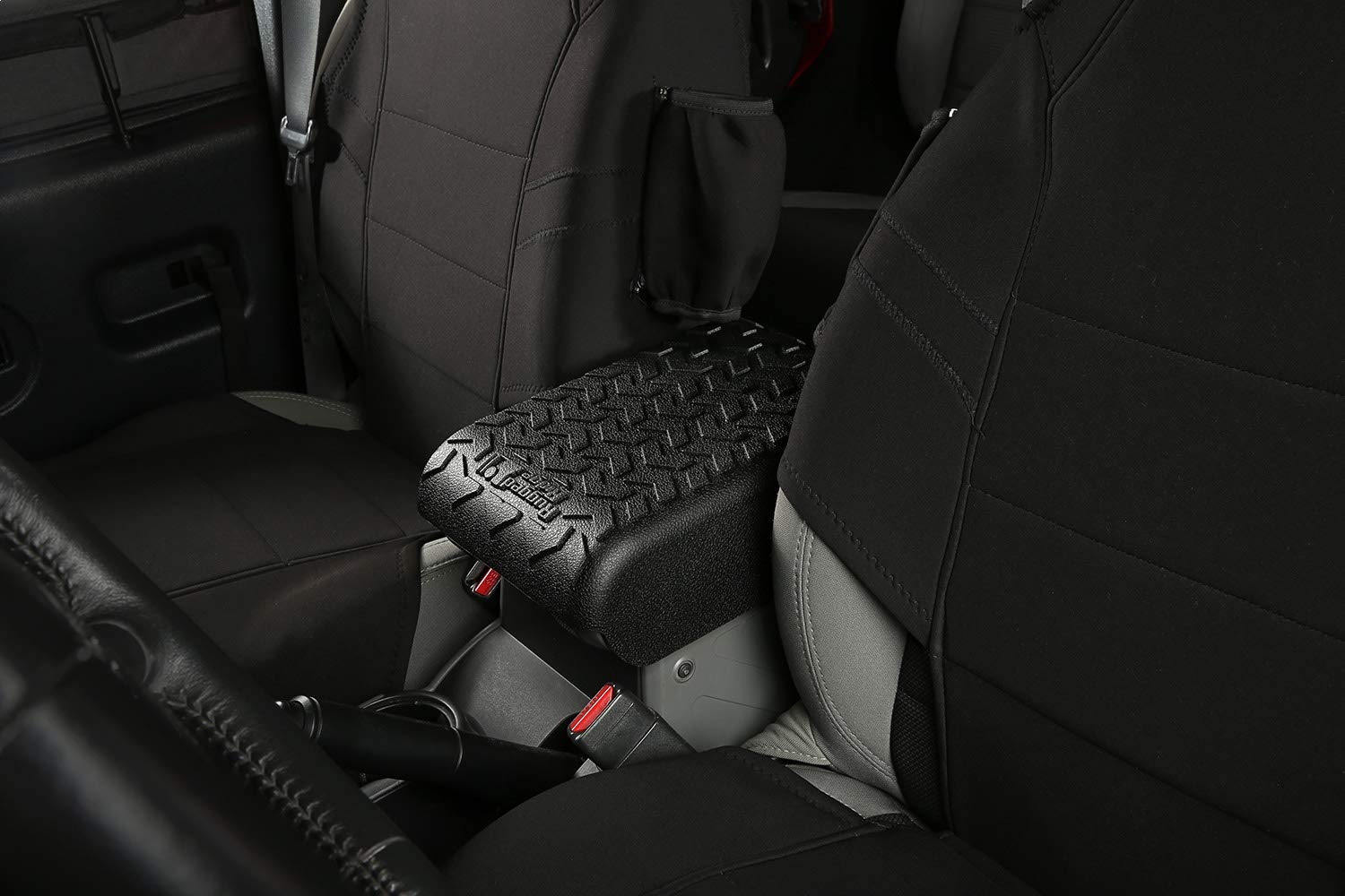 Rugged Ridge | Center Console Cover, Black | 13107.40 | Fits 2007-2010 Jeep Wrangler Jk