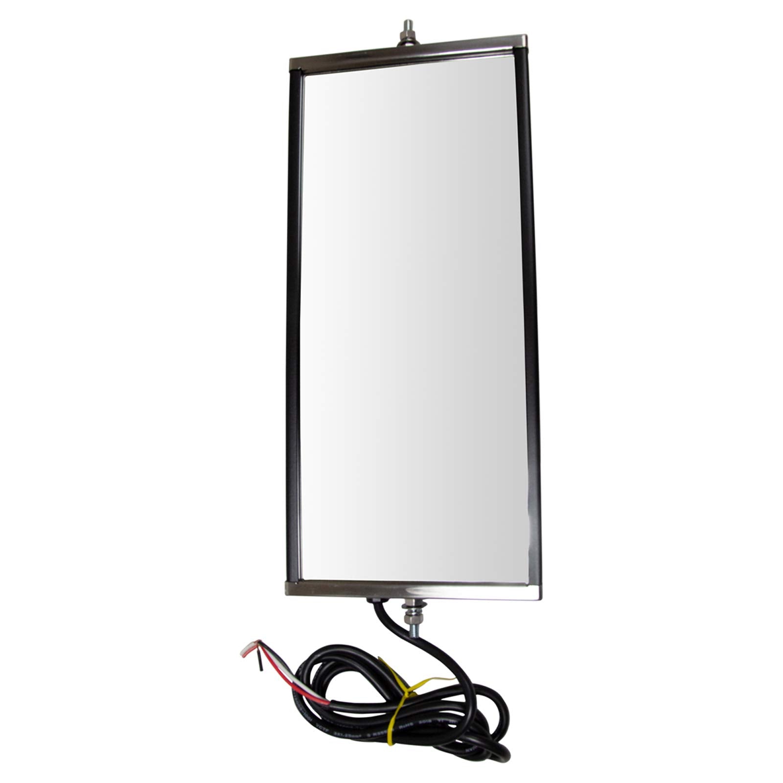Trq West Coast Mirror Signal Heat 16X7 Stainless Steel Lh Or Rh For Hd Truck