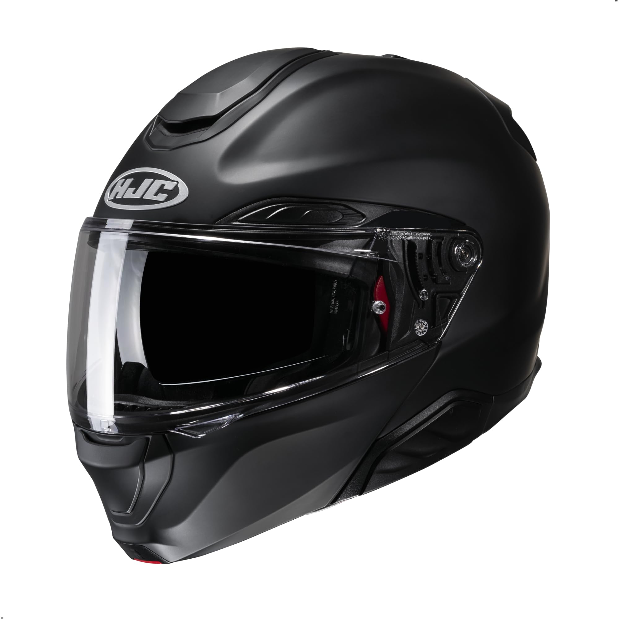 HJC RPHA 91 Solid Modular Motorcycle Helmet with HJ-37 Pinlock Shield, DOT Approved (Matte Black, X-Small)