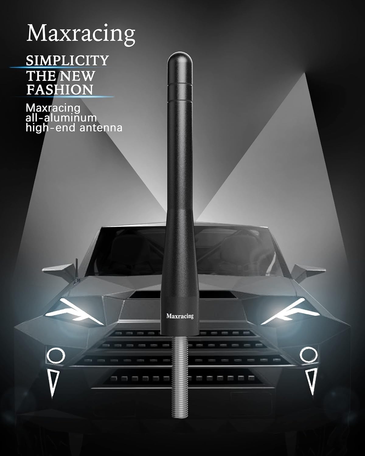 Maxracing Short Aluminum Antenna Compatible With Al21-D