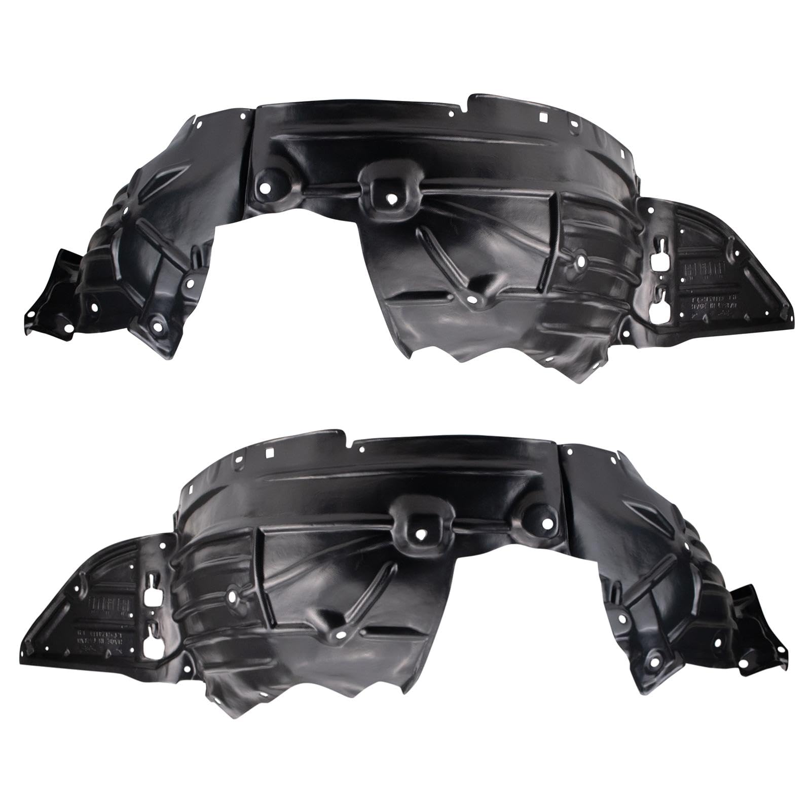 Trq Front Inner Fender Liner Set Compatible With 2016-2021 Mazda Cx-3 Ma1248148 Ma1249148