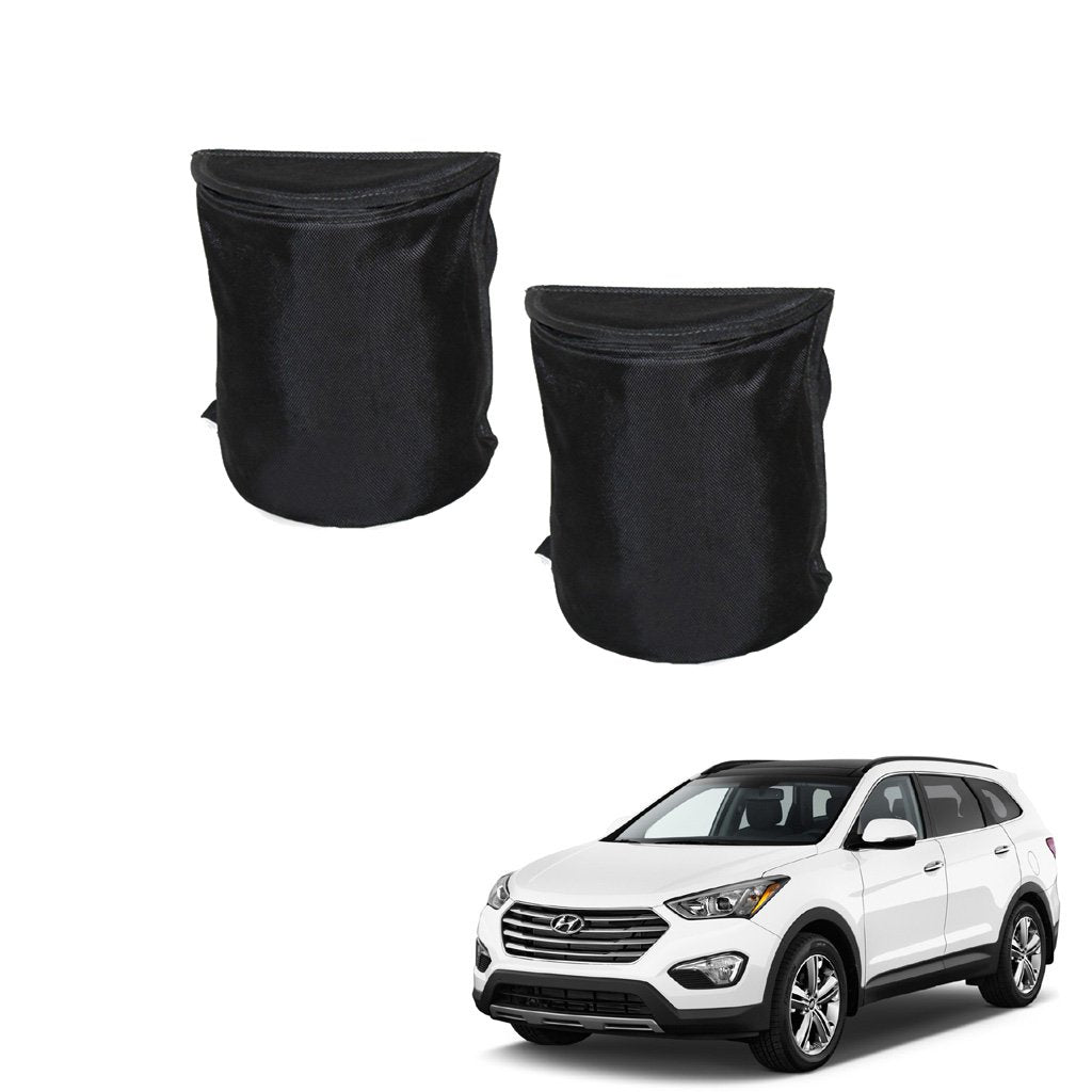 Kozdiko Semi Cylindrical Car Dustbin Set of 2 Pcs for Hyundai Santafe