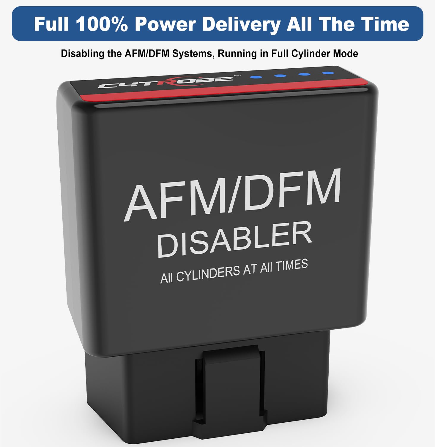 CYTROBE AFM Disabler RA003 for GM V6/V8 - Active Fuel Management Disabler, Red, Compatible with 5.3L/6.0L/6.2