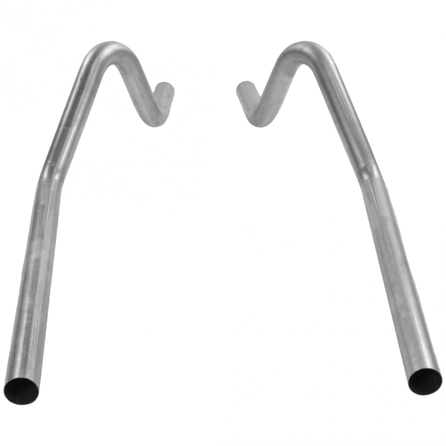 Flowmaster 15807 Prebent Exhaust Tailpipe Kit, 2.5'' Rear Exit, Pair; Aluminized