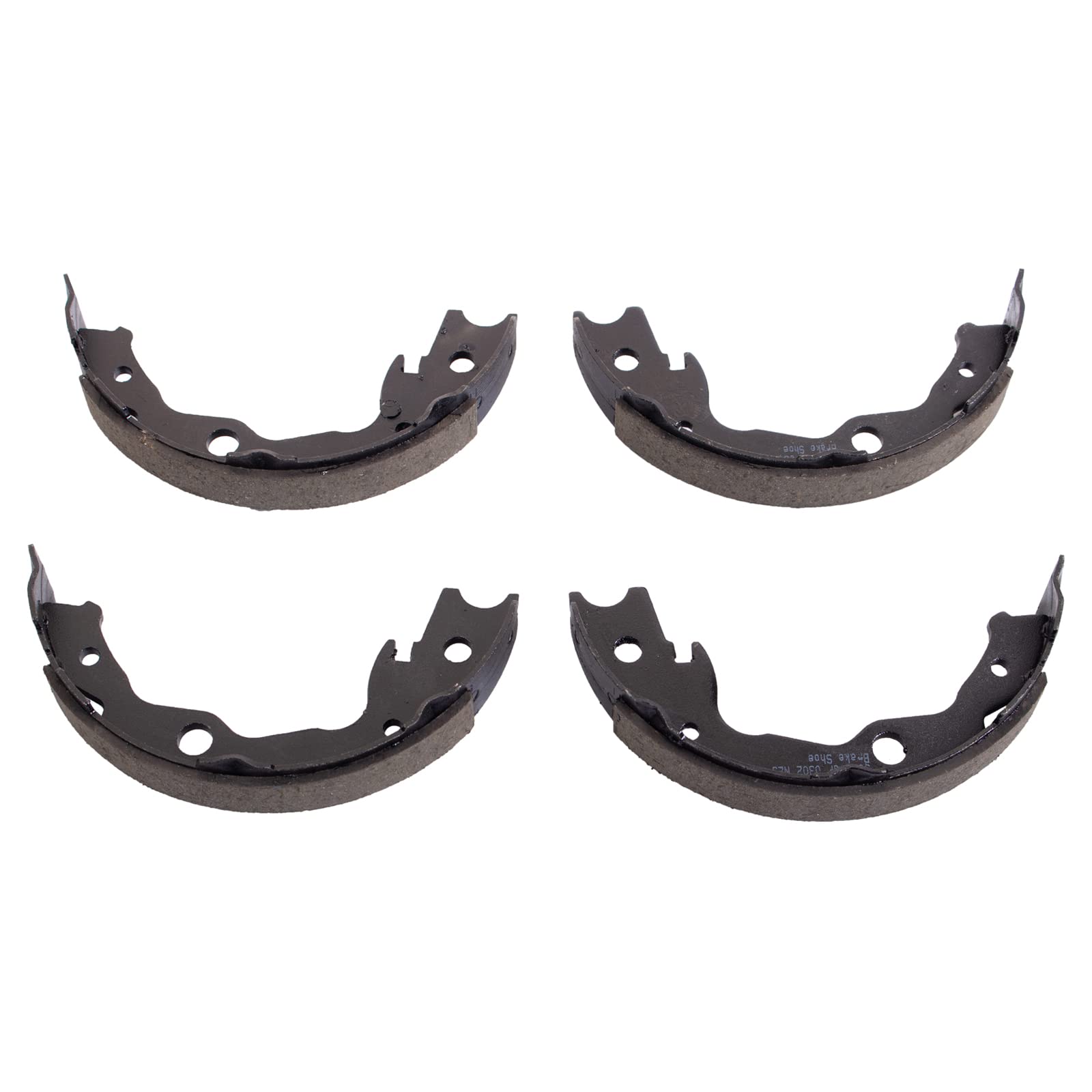 Trq Rear Brake Pad & Rotor Kit Brake Pads Brake Rotor Parking Brake Shoe Set Ceramic Compatible With 2011-2017 Nissan Juke 2007-