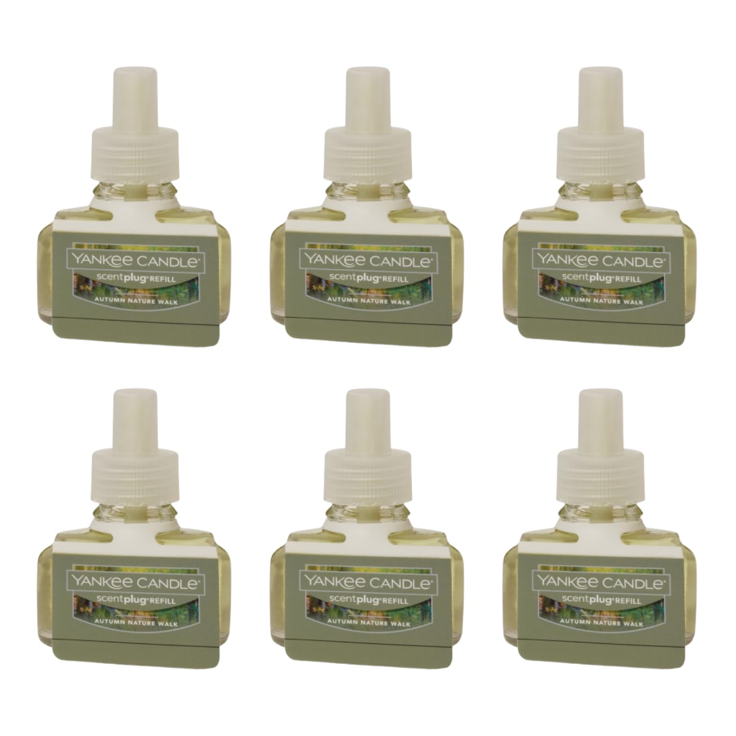 Yankee Candle Scent Plug Refill, Autumn Nature Walk (Pack Of 6)