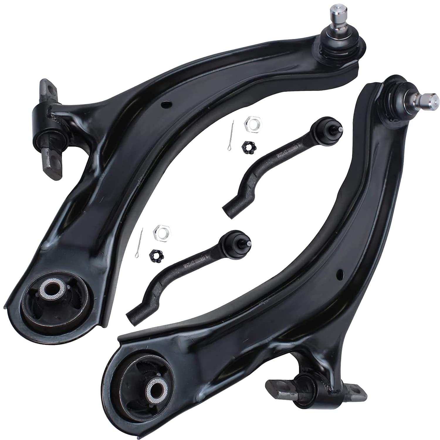 Detroit Axle - Front Lower Control Arms Kit for 2008-2013 Nissan Rogue, 2014-2015 Rogue Select, 2 Lower Control Arms w/Ball Join
