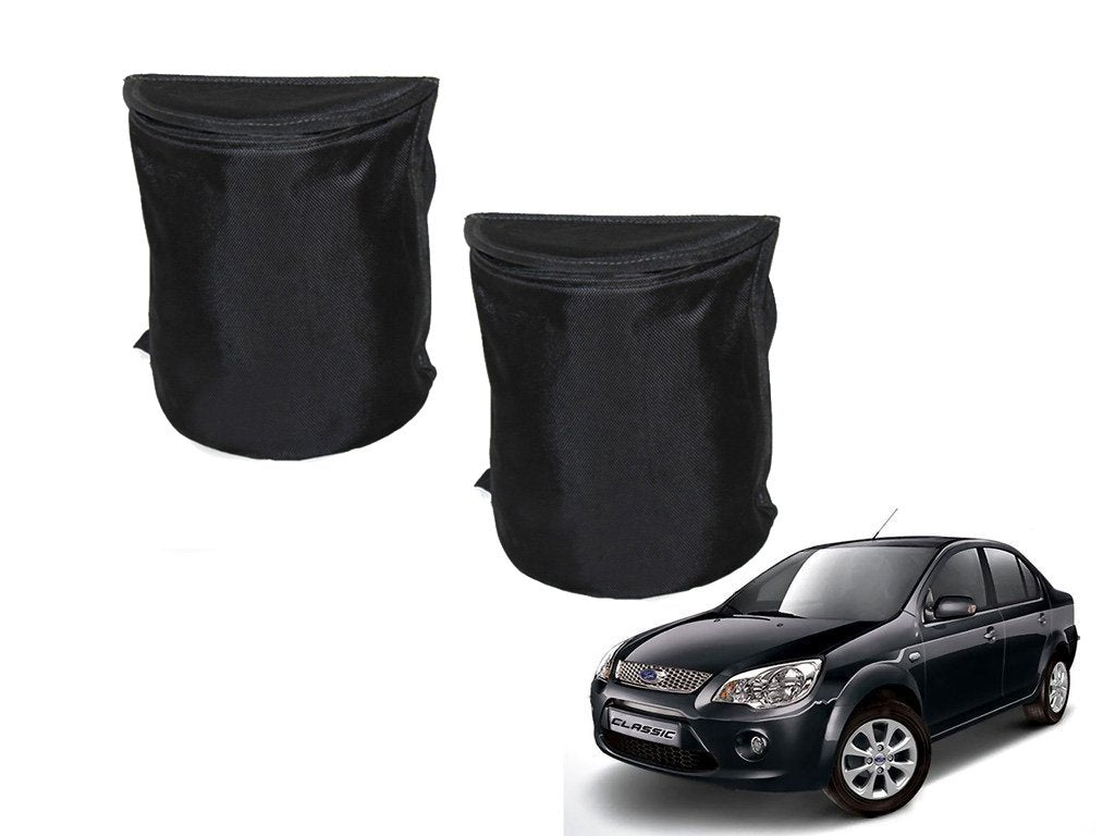 Kozdiko Semi Cylindrical Car Dustbin Set of 2 Pcs for Ford Fiesta Classic
