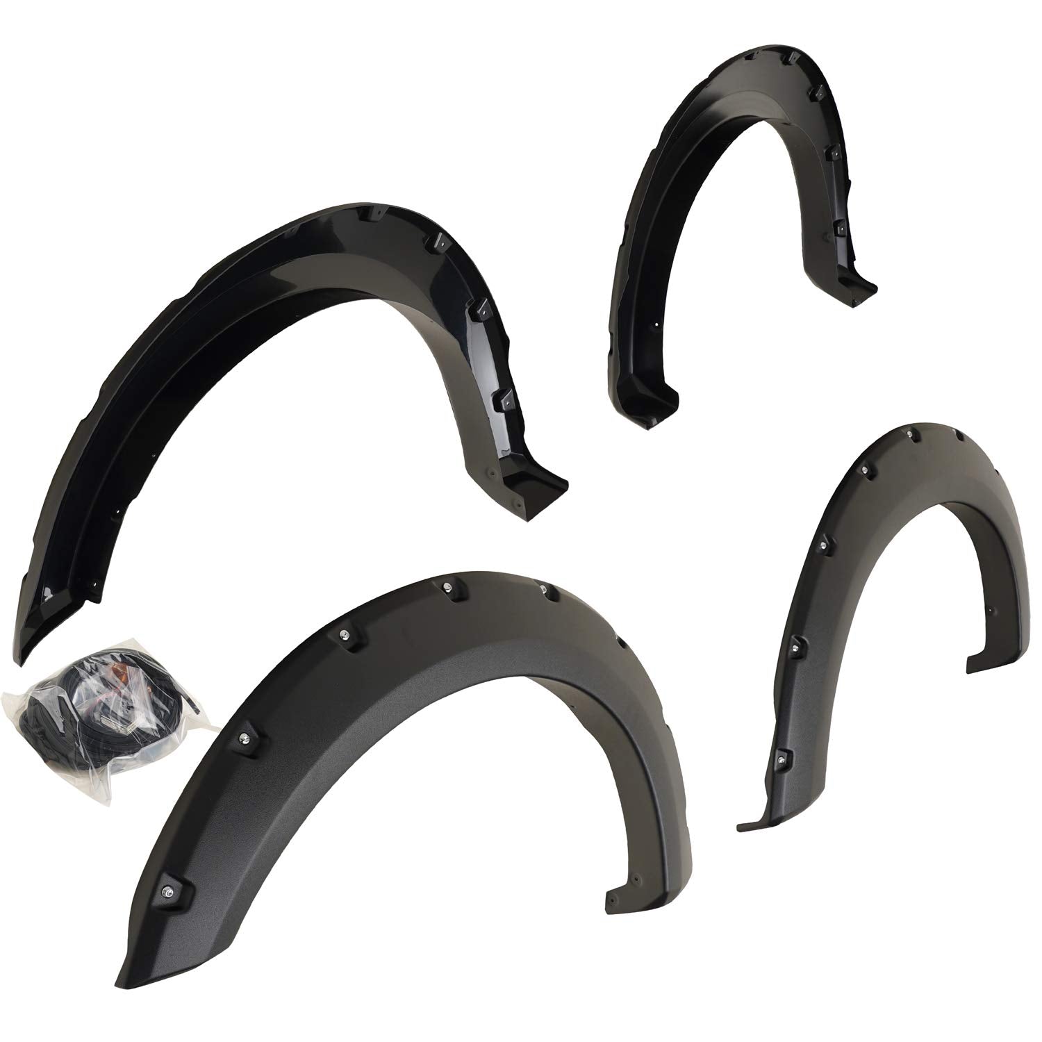 Trailfx Pfff3006T Fender Flares;Textured;Set Of 4