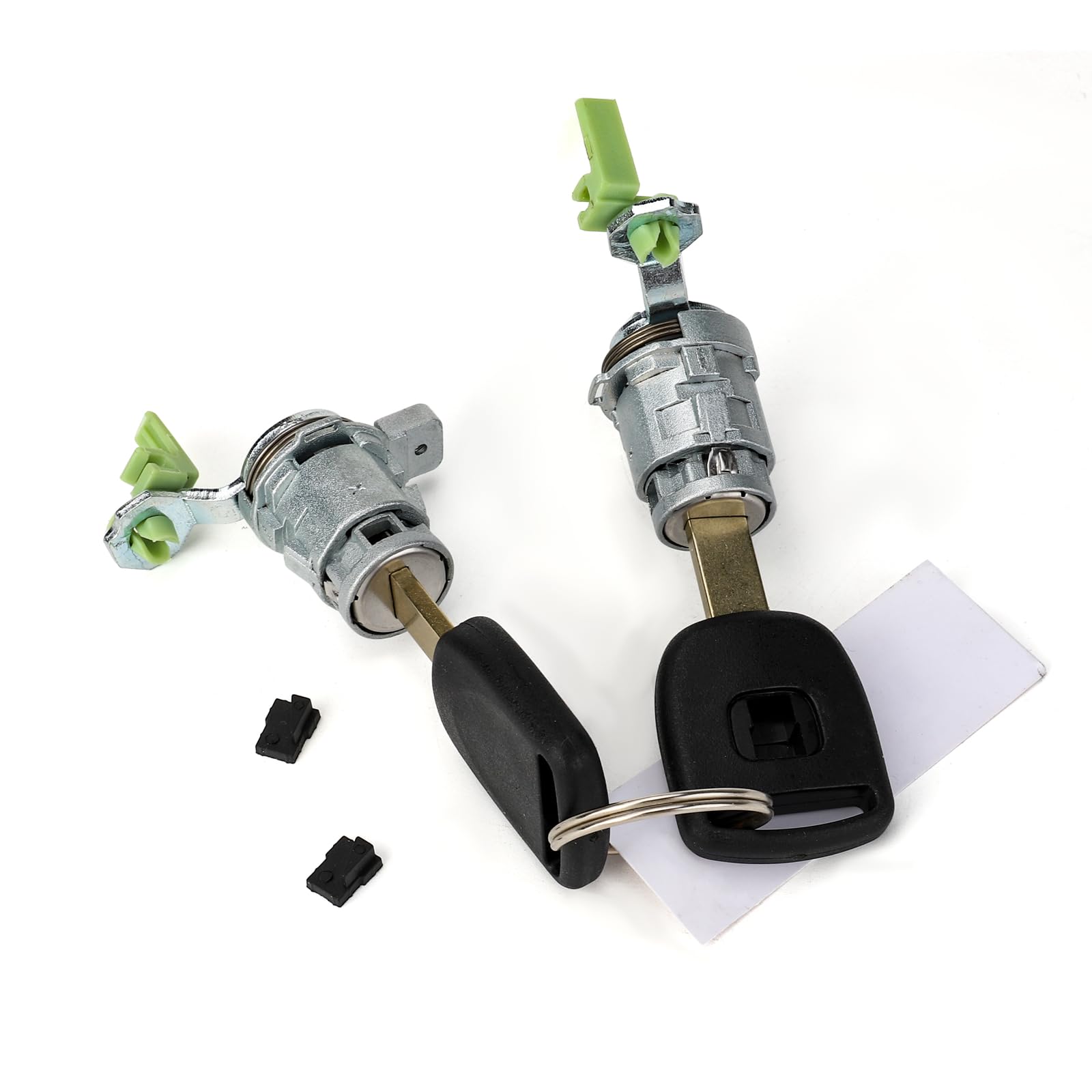 Lock Cylinder W/2 Keys Left & Right Compatible With Honda 1998-2002 Accord, 2001-2005 Civic, 1999-2004 Odyssey, 2000-2009 S2000,
