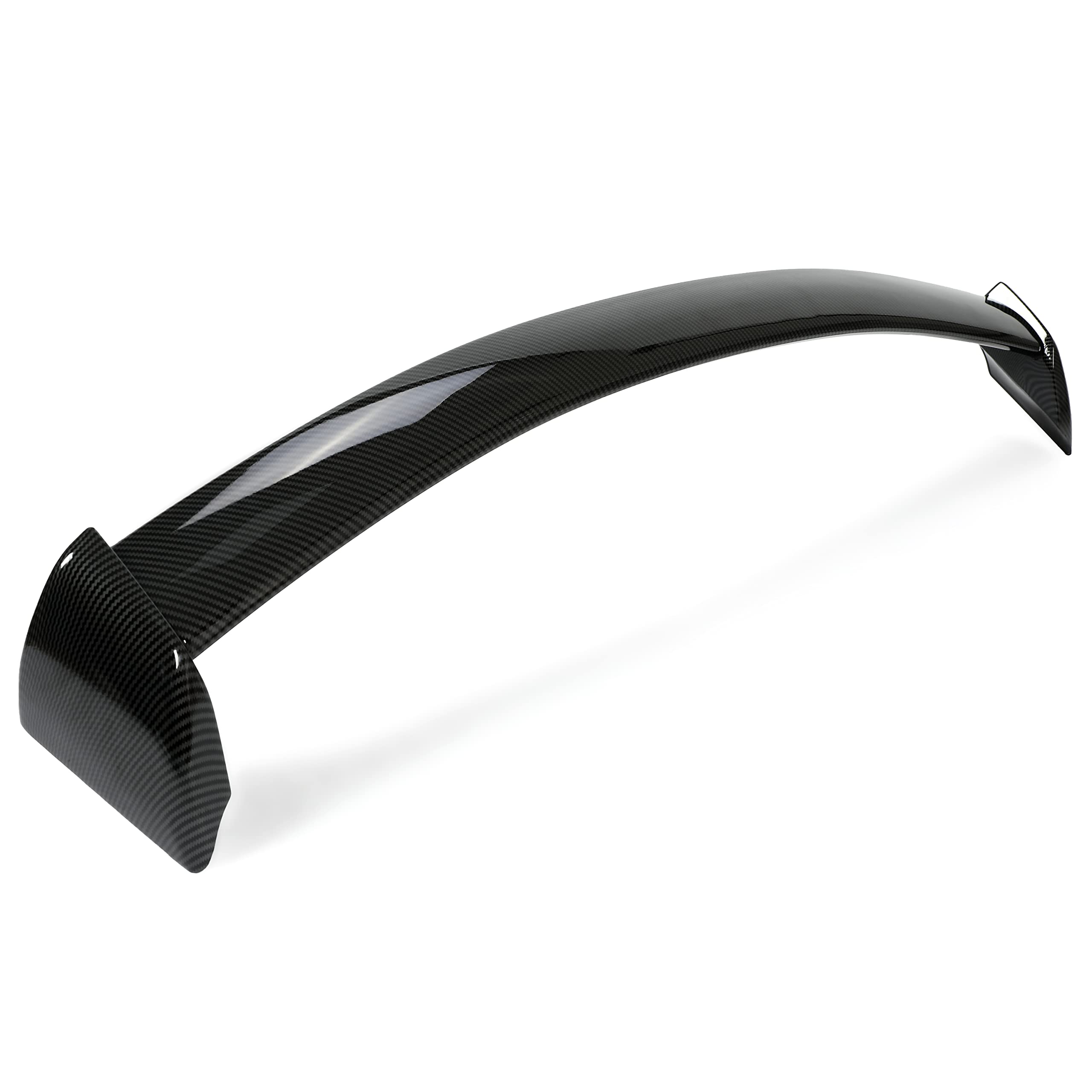 HECASA Roof Spoiler Compatible with 2002-2007 Subaru Impreza WRX STI Rear Window Spoiler Roof Top Wing - Carbon Fiber Printing