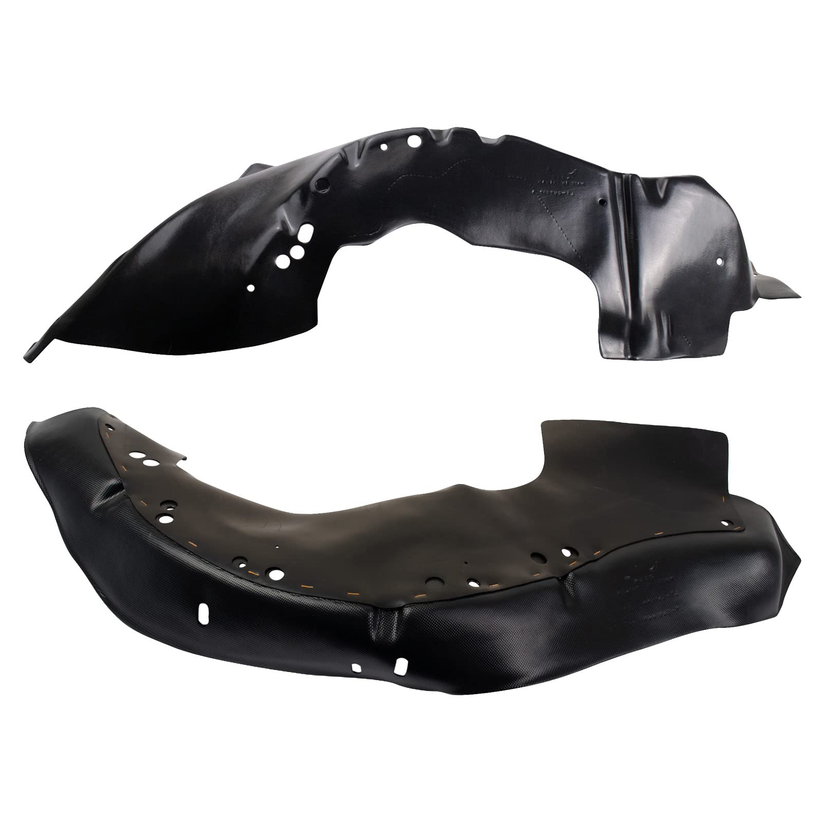 Trq Inner Fender Liner Set Compatible With 2007-2008 Chevrolet Colorado Gm1248187 Gm1249163
