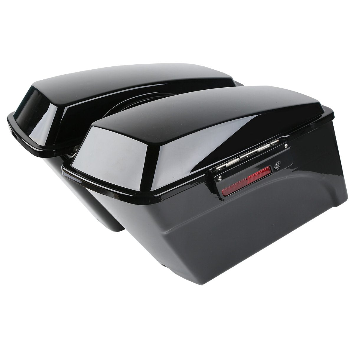 Tcmt Hard Saddle Bags Trunk W/Lid Latch Key & Liners Carpet Insert Fits For Harley Touring Cvo Road Glide Road King Street Glide