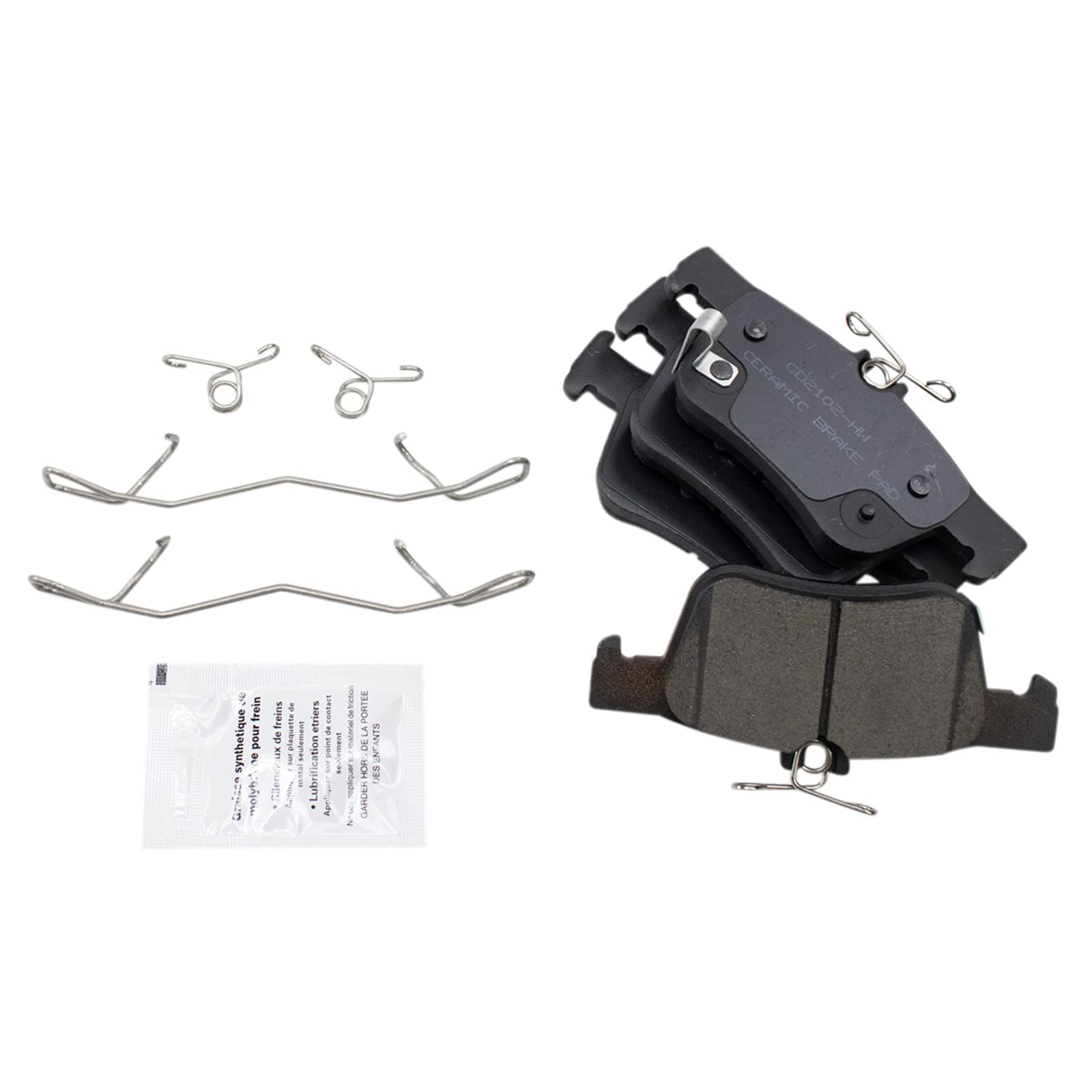 Trq Rear Brake Pad & Rotor Kit Brake Pads Brake Rotor Ceramic Solid Compatible With 2020-2021 Honda Civic 2019-2021 Insight