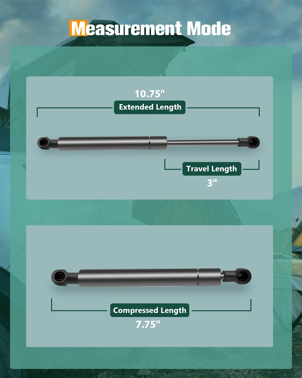 Scitoo Trunk Lift Supports Replacement Struts Gas Springs Shocks Fit For Infiniti G37 3.7L 2008-2013