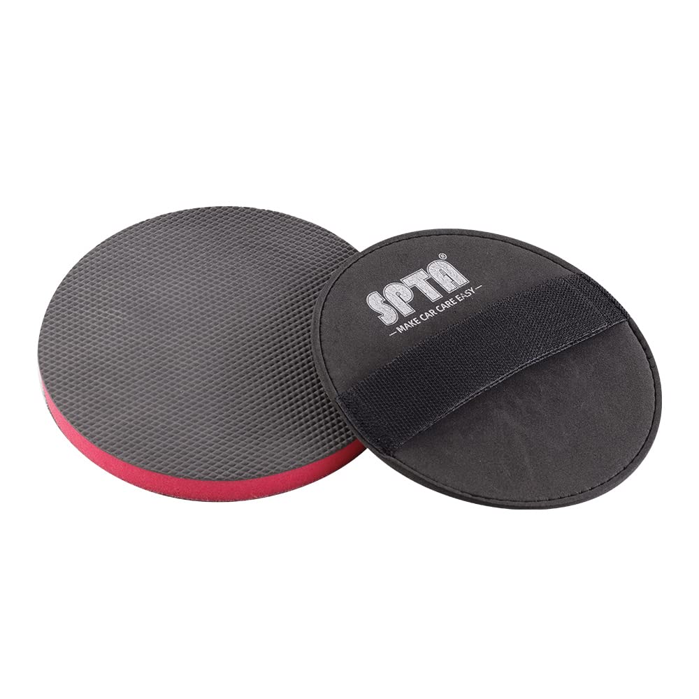 CHMLP6MA 6 Inch Mid Grade Synthetic Clay Bar Pad - 1Pc Handle Grip Pad and Applicator for DA and Rotary Polisher - Auto Detailin