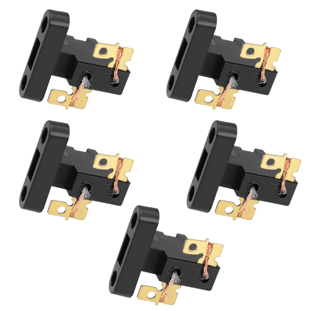 Hoypeyfiy Universal Generator Carbon Brush Assembly Replacement, Pack of 5, Black, Model 1