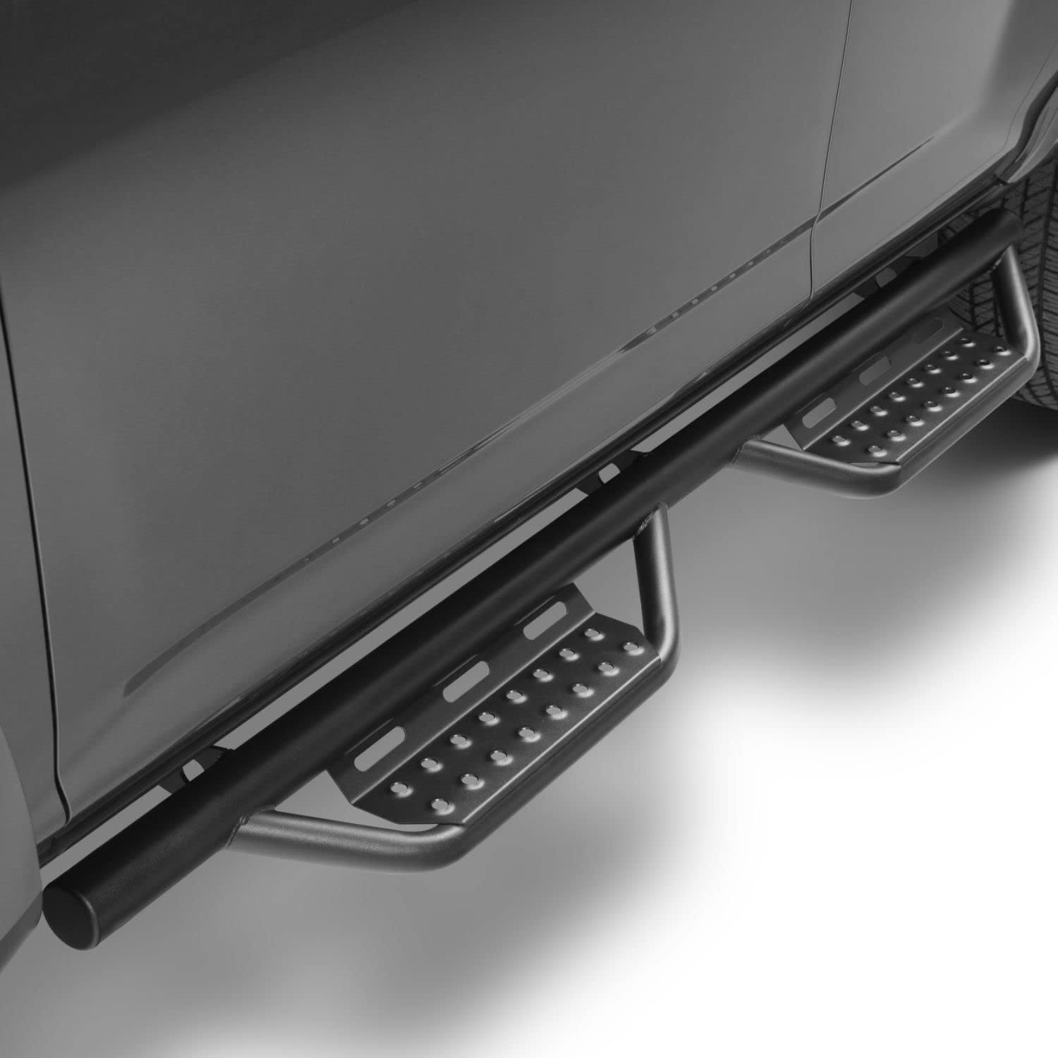 Realtruck N-Fab Nerf Rs Steps For Silverado/Sierra | Cab Length, Steel, Textured Black | 114417512 | Fits 2014-2019 Chevrolet Silverado/Gmc Sierra 1500 (Classic Model Only) Crew Cab All Beds, Srw Gas