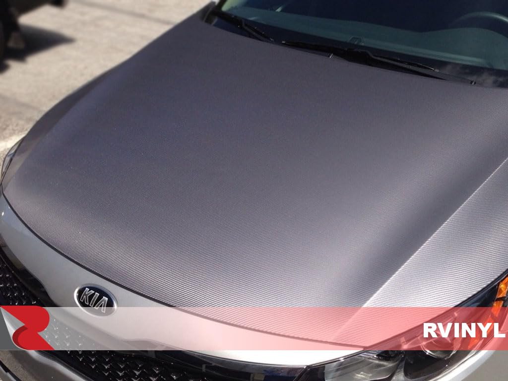 3M 2080 Series Csf201 Anthracite Carbon Fiber - 5Ft X 1Ft - 5Sq Ft - Dual Cast 3D Weave Embossed Vinyl Car Wrapping Film - Vehic