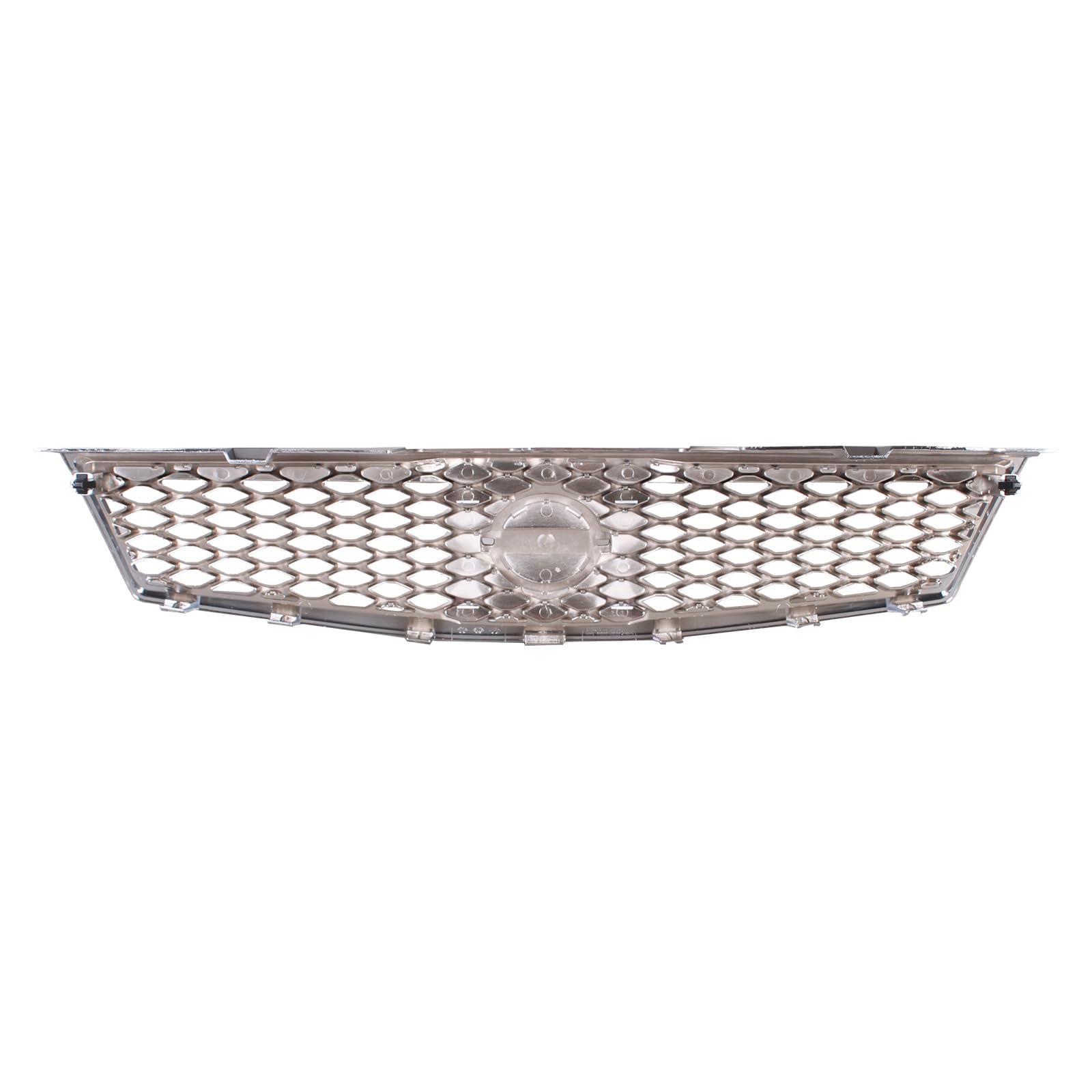 TYG (CAPA QUALITY) Chrome Front Grille Compatible with 2007-2012 Nissan Sentra, ABS OEM Replacement Bumper Grill for NI1200235 6
