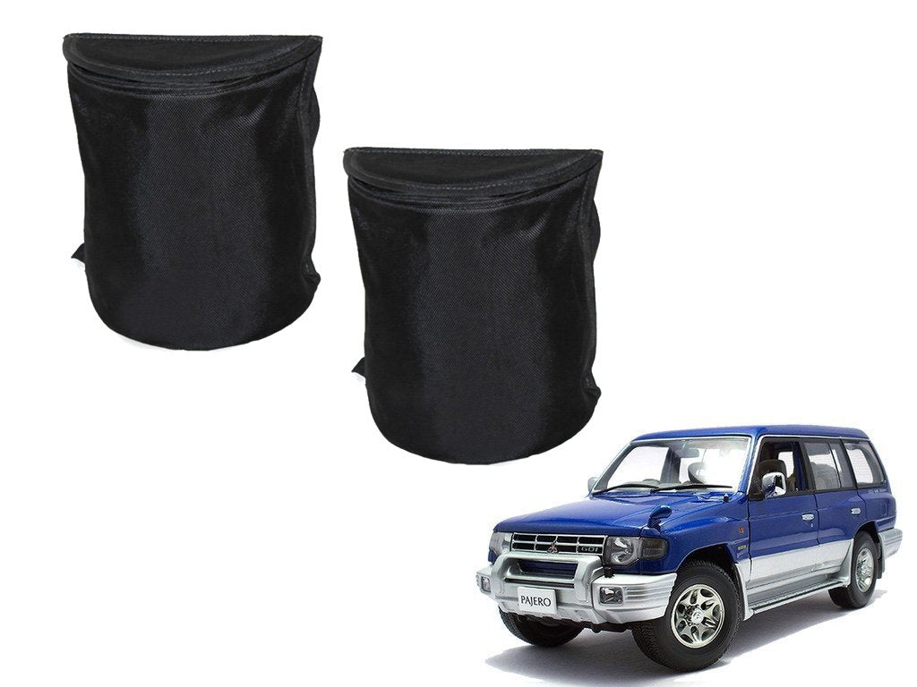 Kozdiko Semi Cylindrical Car Dustbin Set of 2 Pcs for Mitsubishi Pajero