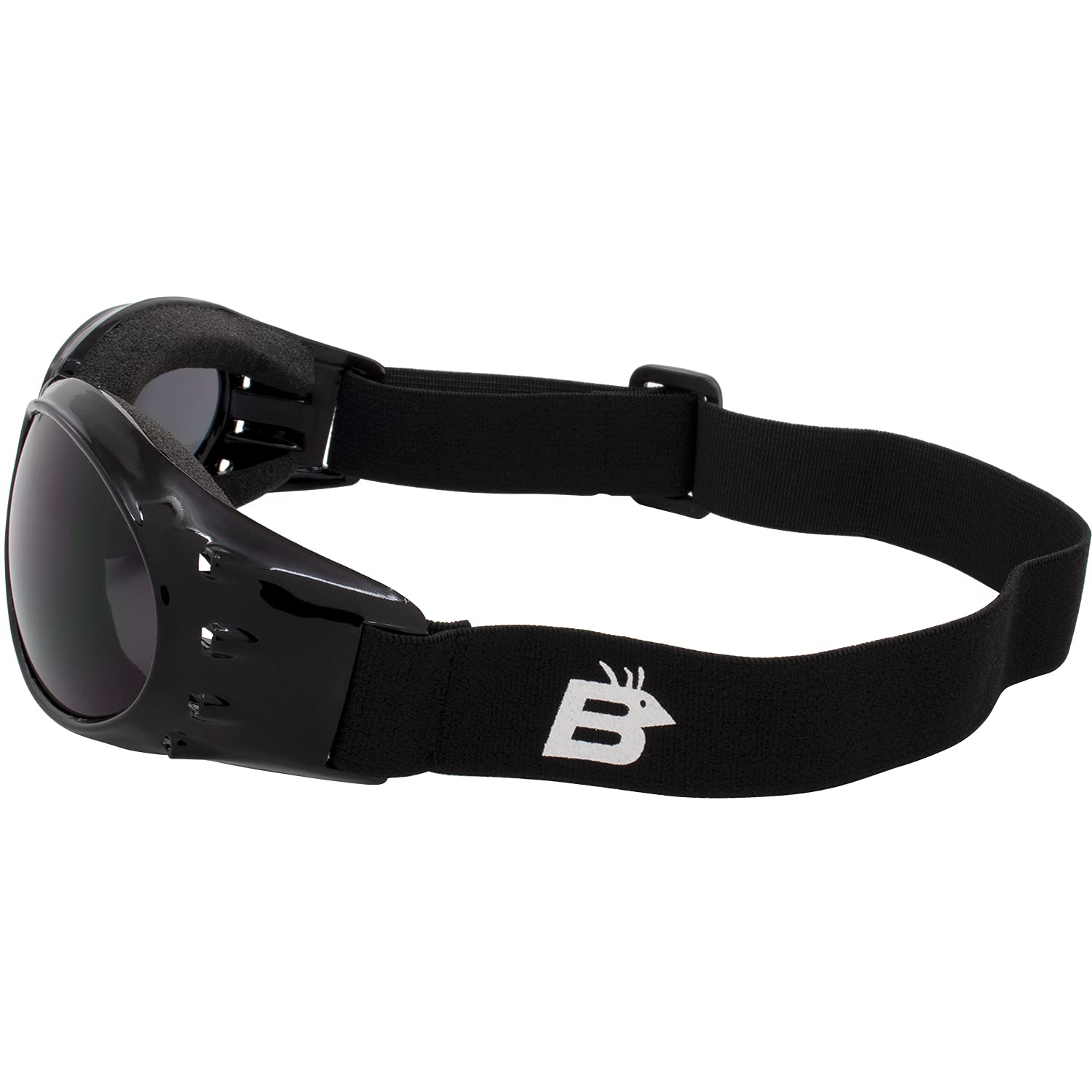 Three (3) Pairs Birdz Eagle Padded Motorcycle Goggles Airsoft Googles Comes With Clear, Smoke, And Yellow Day And Night Riding C