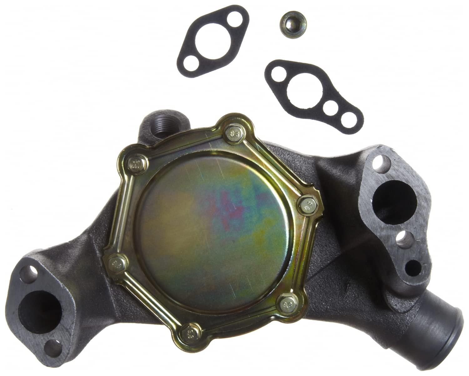Gates 43114 Premium Water Pump For Standard-Duty Engine Only W/O Alternator Bracket Mounting Hole