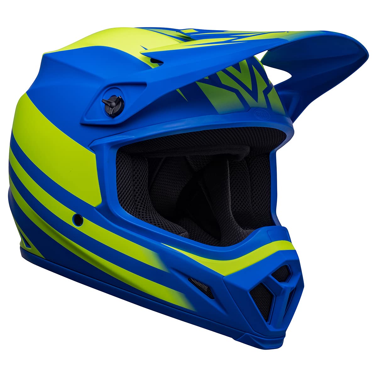 Bell Mx-9 Mips Dirt Helmet (Disrupt Matte Classic Blue/Hi-Viz - 2X-Large)