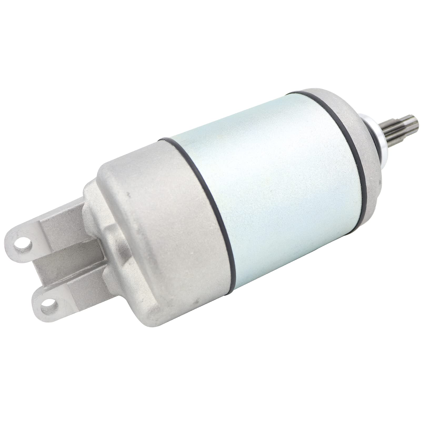 STABSOLI Starter Motor & Solenoid Relay for Honda Rancher 420 & Foreman 500, Metal, Silver, Model 1, 2007-2019