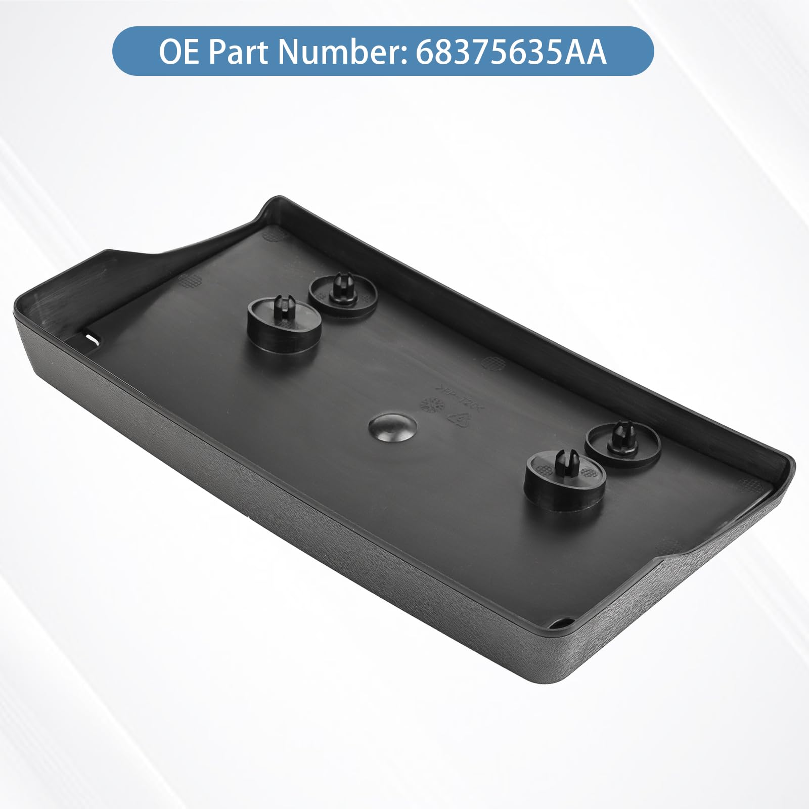 OKPARZ Front Bumper License Plate Frame Bracket Holder Compatible for Dodge Ram 2500 3500 4500 5500 2018 68375635AA