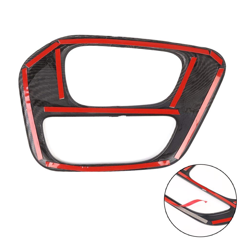 Voodonala For Dodge Challenger 2015-2023 Center Gear Shift Panel Covers Decoration Trim Accessories For Dodge Challenger 2015-2023 (Carbon Fiber Grain)