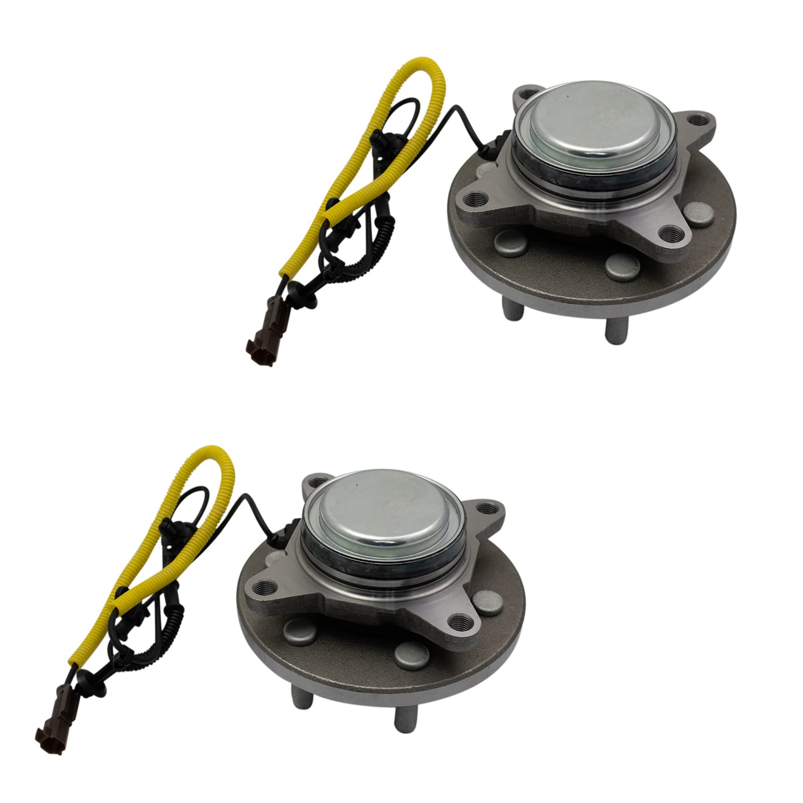 Trq Front Wheel Hub Bearings Assembly Set Compatible With 2018-2020 Ford Expedition F-150 Lincoln Navigator