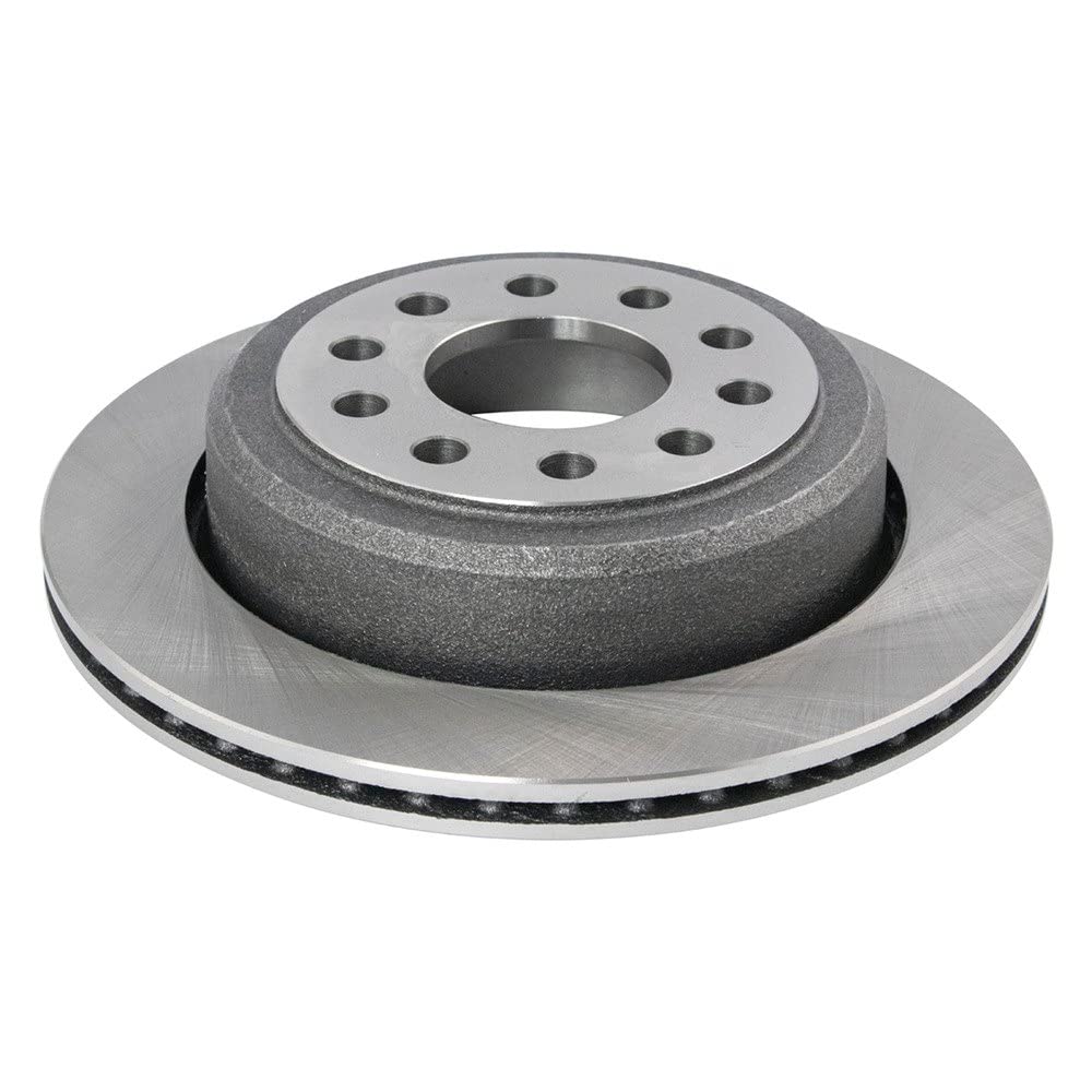 Trq Rear Brake Rotors Set Vented Compatible With 2003-2011 Lincoln Town Car
