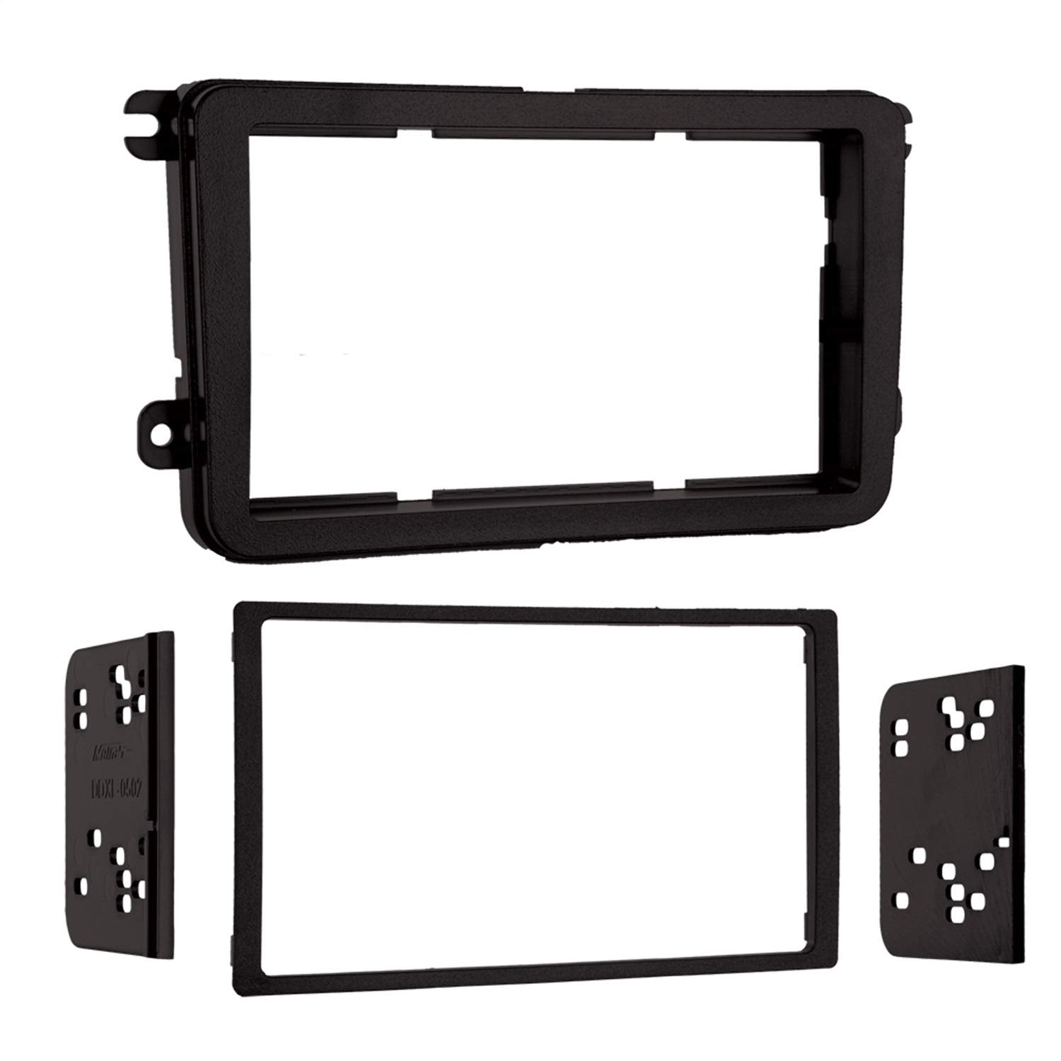 Metra Electronics959011B Double DIN Mount Kit for 2005Up Volkswagen Vehicles, (Matte black)